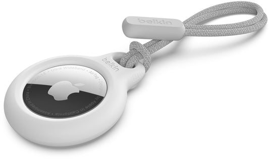 Belkin Strap -kotelo Apple AirTagille, valkoinen F8W974btWHT