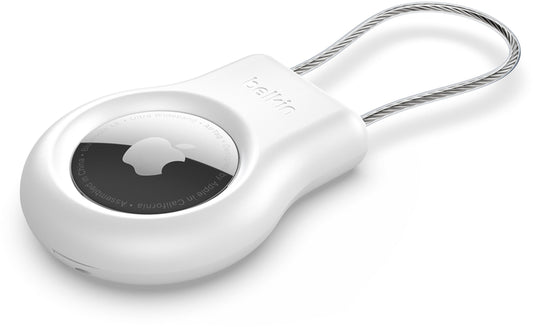 Belkin Wire Cable -kotelo Apple AirTagille, valkoinen MSC009btWH