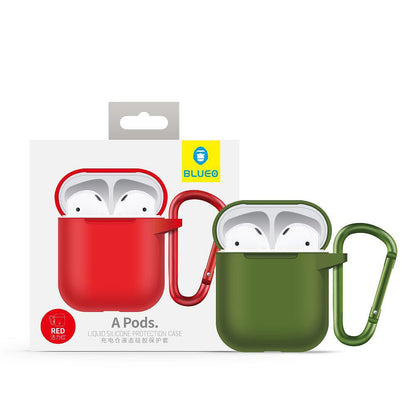 Blueo Liquid -kuori Apple AirPods Gen 1:lle, vaaleanpunainen