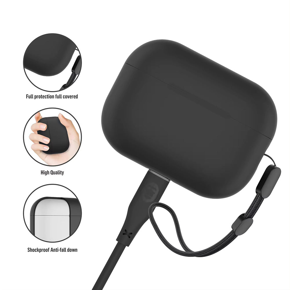 Blueo Liquid -kuori Apple AirPods Pro 2:lle, Laivastonsininen