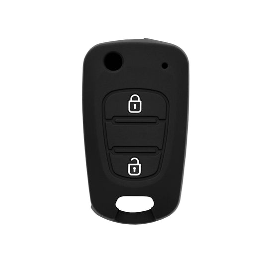 Techsuit Autonäppäimen Suojakuori 2003.04 Hyundai Elantra / Kia Picanto, Musta