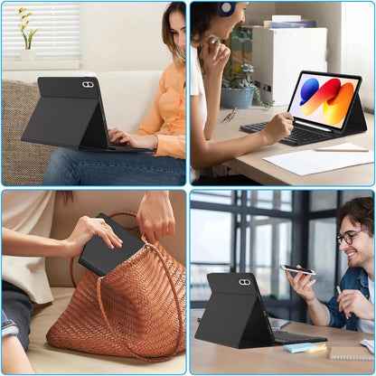 Suojakotelo näppäimistöllä Xiaomi Poco Pad M1 / Redmi Pad 2 Pro, Tech-Protect, SC PEN, Musta