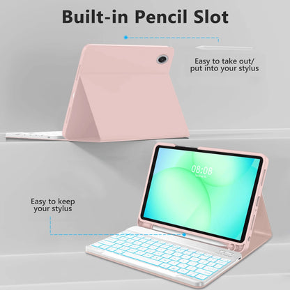Kotelo näppäimistöllä Samsung Galaxy Tab A11+ / Tab A9+ varten, Tech-Protect, SC PEN, Pinkki