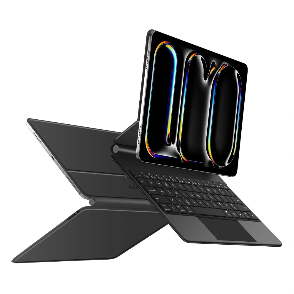 Näppäimistökotelo Apple iPad Pro 11 (2025) / (2024) varten, Tech-Protect, SmartCase Magnetic, Musta