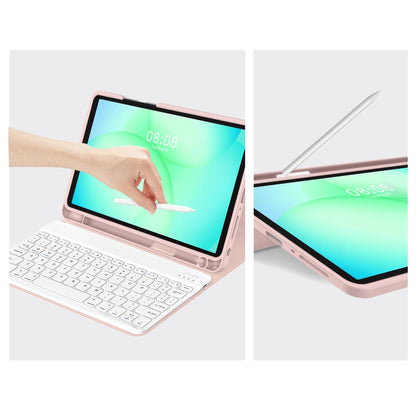 Kotelo näppäimistöllä Samsung Galaxy Tab A11+ / Tab A9+ varten, Tech-Protect, SC PEN, Pinkki