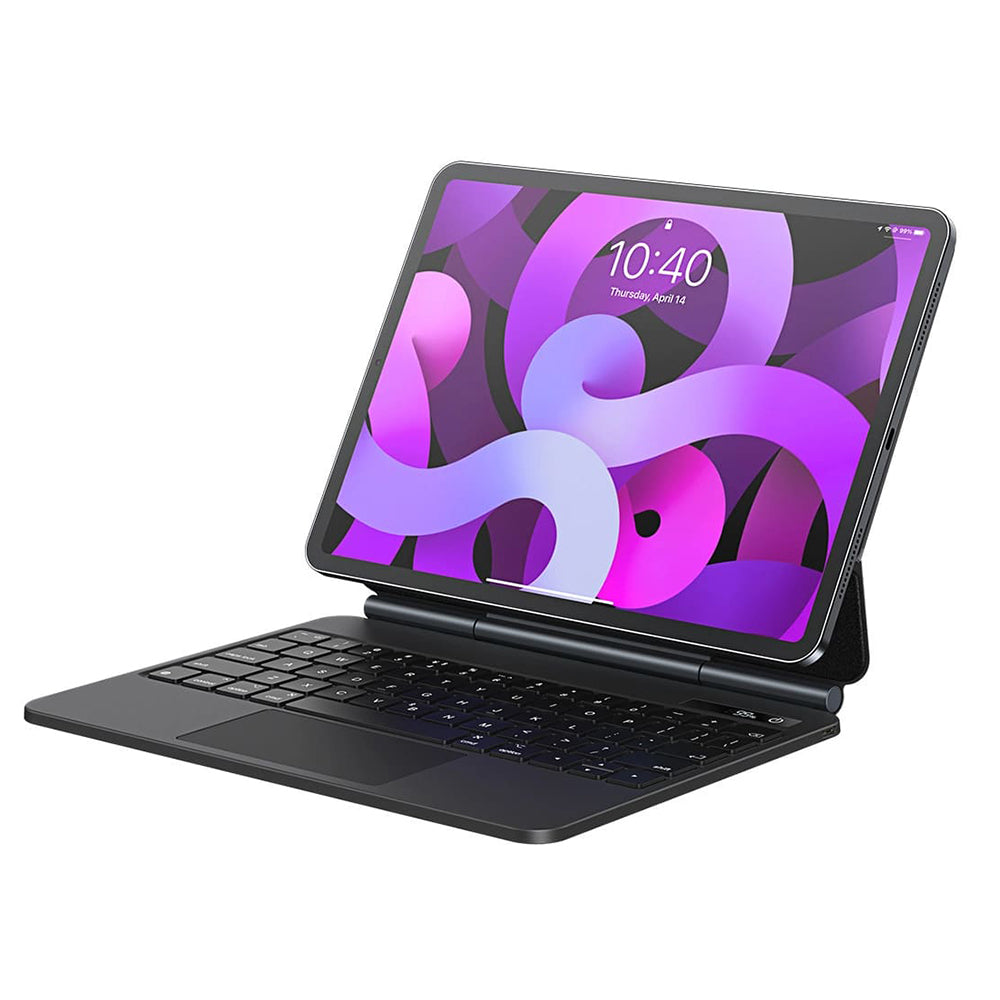 Näppäimistökotelo Apple iPad Air (2022) / Air (2020) / Pro 11 (2018), Baseus, Brilliance with Digital Display, Harmaa