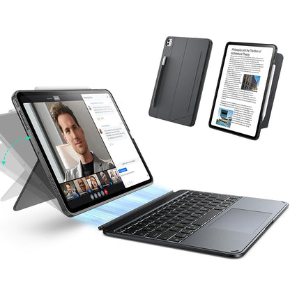 Kotelo näppäimistöllä Apple iPad Pro 11 (2024), ESR, Shift, Harmaa