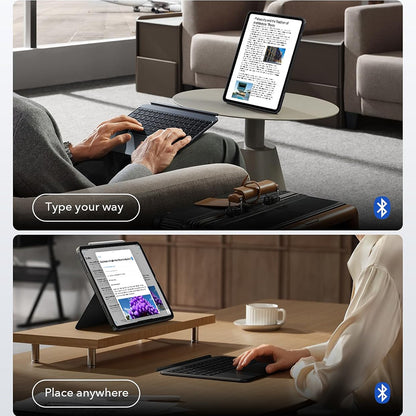 Kotelo näppäimistöllä Apple iPad Pro 11 (2024), ESR, Shift, Harmaa