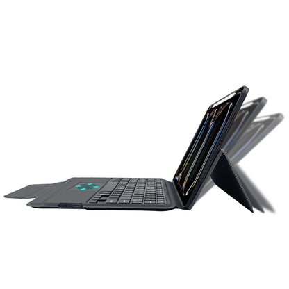 Suojakotelo näppäimistöllä Apple iPad Pro 11 (2024), Techsuit, KeyTab Pro, Musta