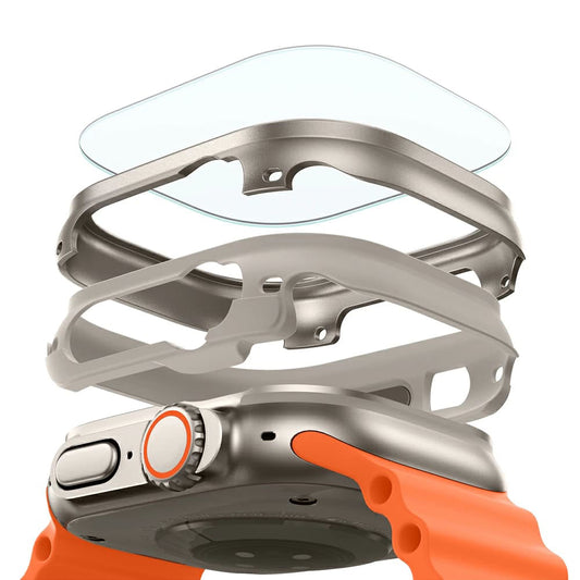 ESR Armorite -kotelo Apple Watch Ultra Seriesille, Harmaa