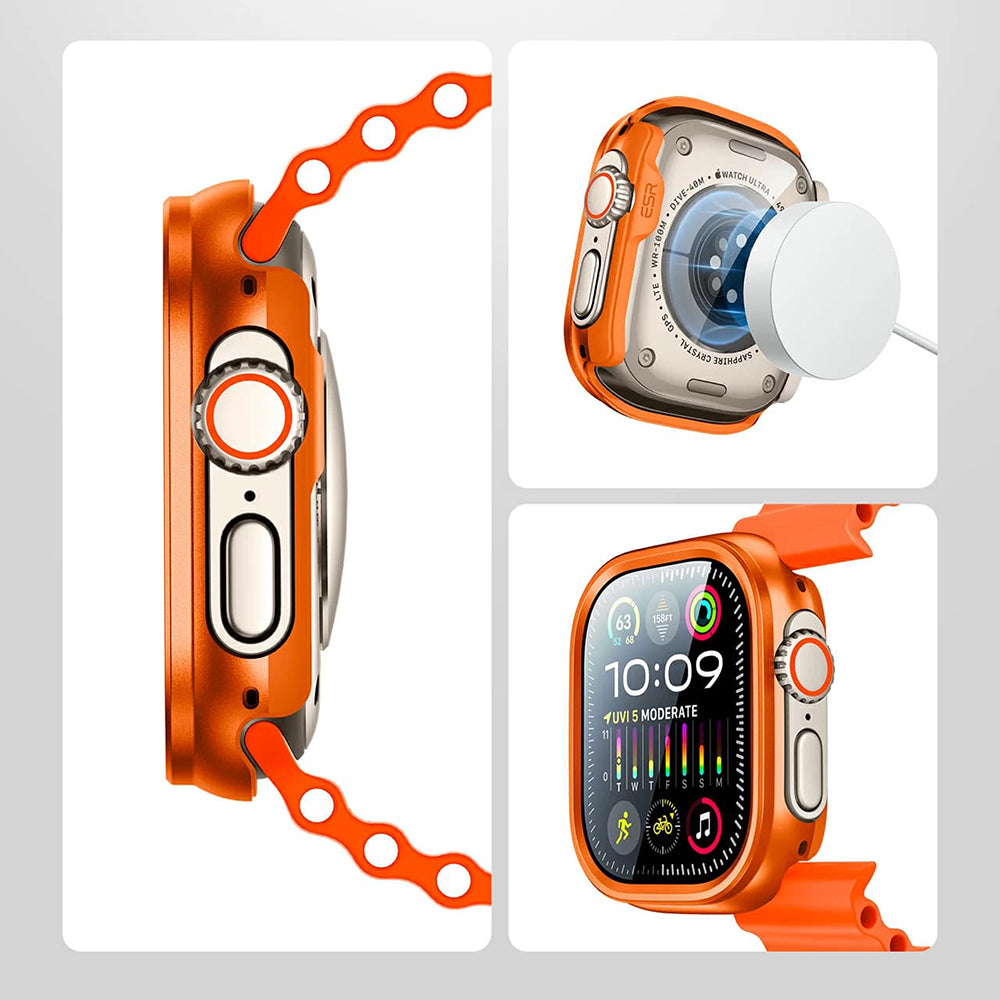 ESR Armorite -kotelo Apple Watch Ultra Seriesille, Harmaa