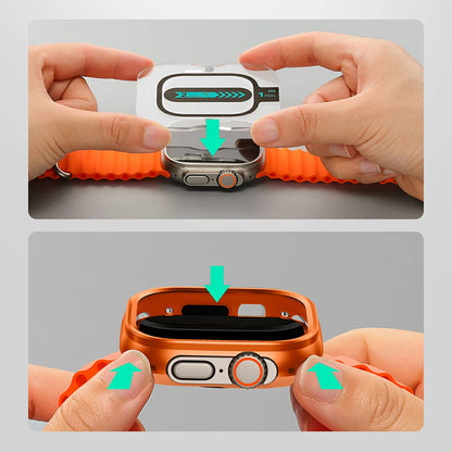 ESR Armorite -kotelo Apple Watch Ultra Seriesille, Harmaa