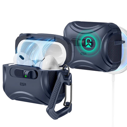ESR Cyber FlickLock -kotelo Apple AirPods Pro 3:lle, Sininen