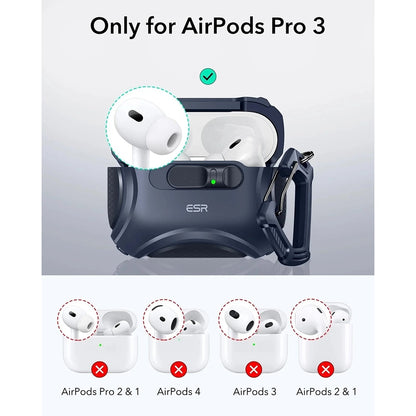 ESR Cyber FlickLock -kotelo Apple AirPods Pro 3:lle, Sininen
