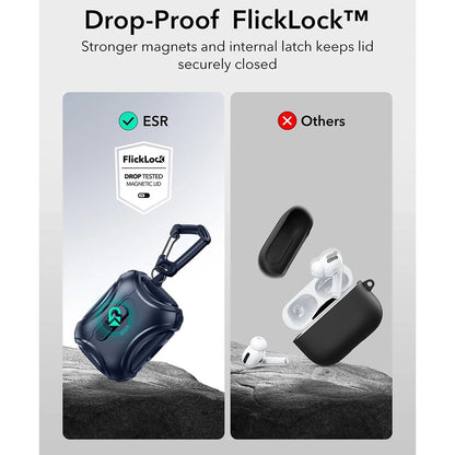 ESR Cyber FlickLock -kotelo Apple AirPods Pro 3:lle, Sininen