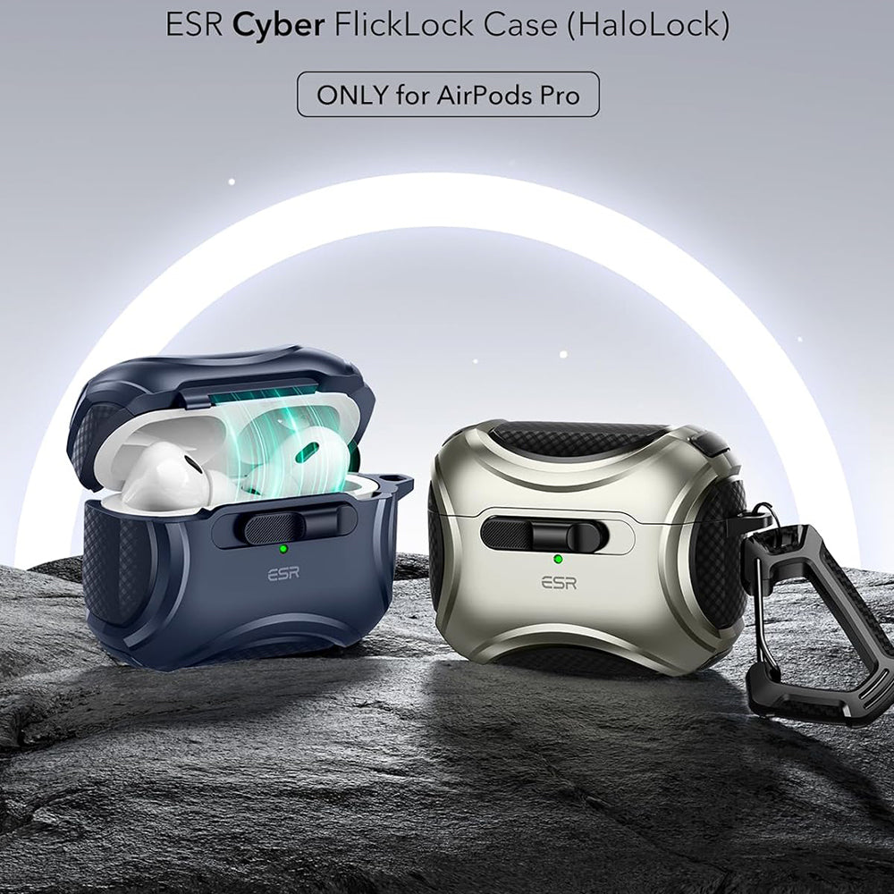 ESR Cyber -suojakotelo Apple AirPods Pro -sarjalle, Sininen