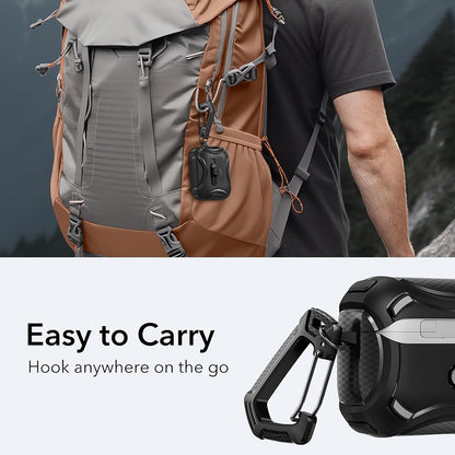 ESR Cyber -suojakotelo Apple AirPods Pro -sarjalle, Musta