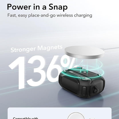 ESR Cyber -suojakotelo Apple AirPods Pro -sarjalle, Musta