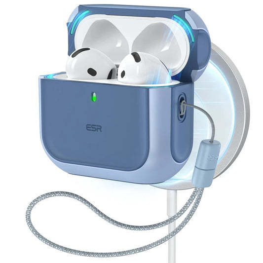 ESR Orbit Hybrid -kuori Apple AirPods 4:lle, sininen