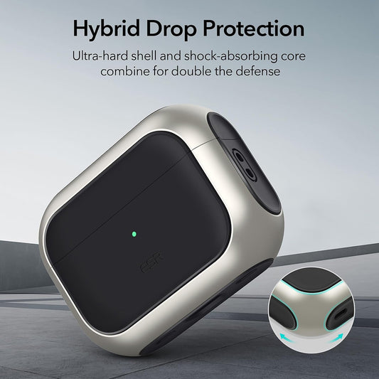 ESR Orbit Hybrid -kuori Apple AirPods 4:lle, sininen