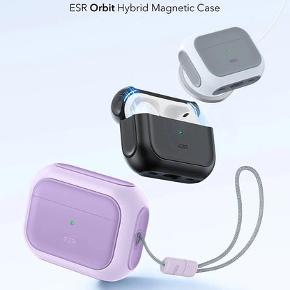 ESR Orbit Hybrid -suojakotelo Apple AirPods Pro 3:lle, Violetti