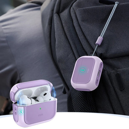 ESR Orbit Hybrid -suojakotelo Apple AirPods Pro 3:lle, Violetti