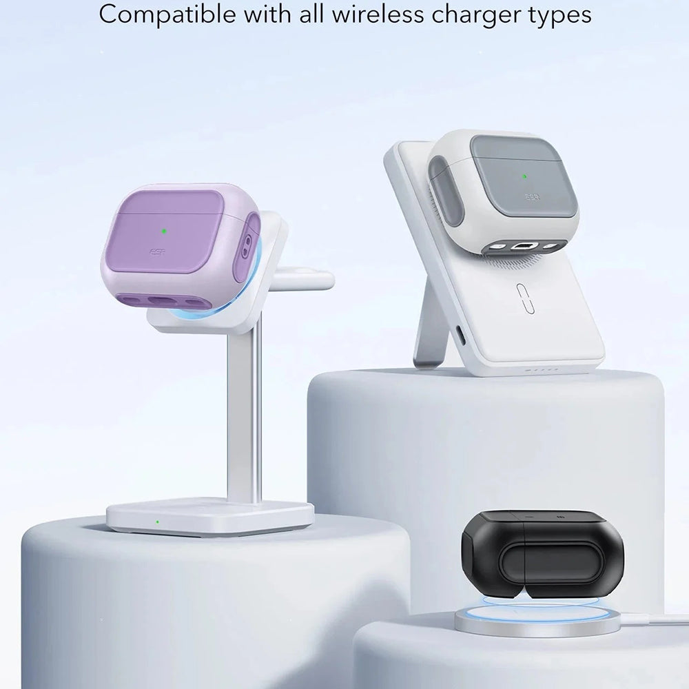 ESR Orbit Hybrid -suojakotelo Apple AirPods Pro 3:lle, Violetti