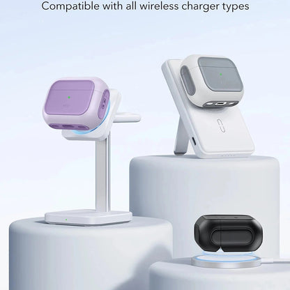 ESR Orbit Hybrid -suojakotelo Apple AirPods Pro 3:lle, Violetti