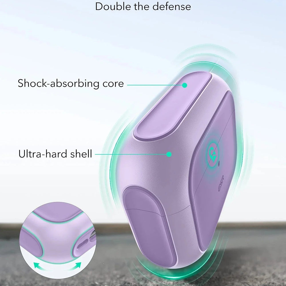 ESR Orbit Hybrid -suojakotelo Apple AirPods Pro 3:lle, Violetti