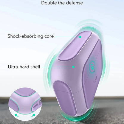ESR Orbit Hybrid -suojakotelo Apple AirPods Pro 3:lle, Violetti
