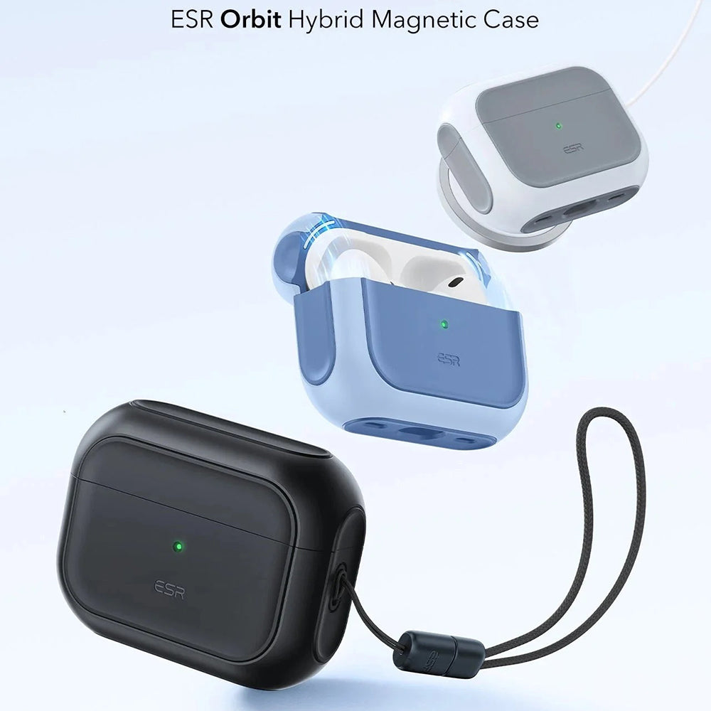 ESR Orbit Hybrid -kuori Apple AirPods Pro 3:lle, musta