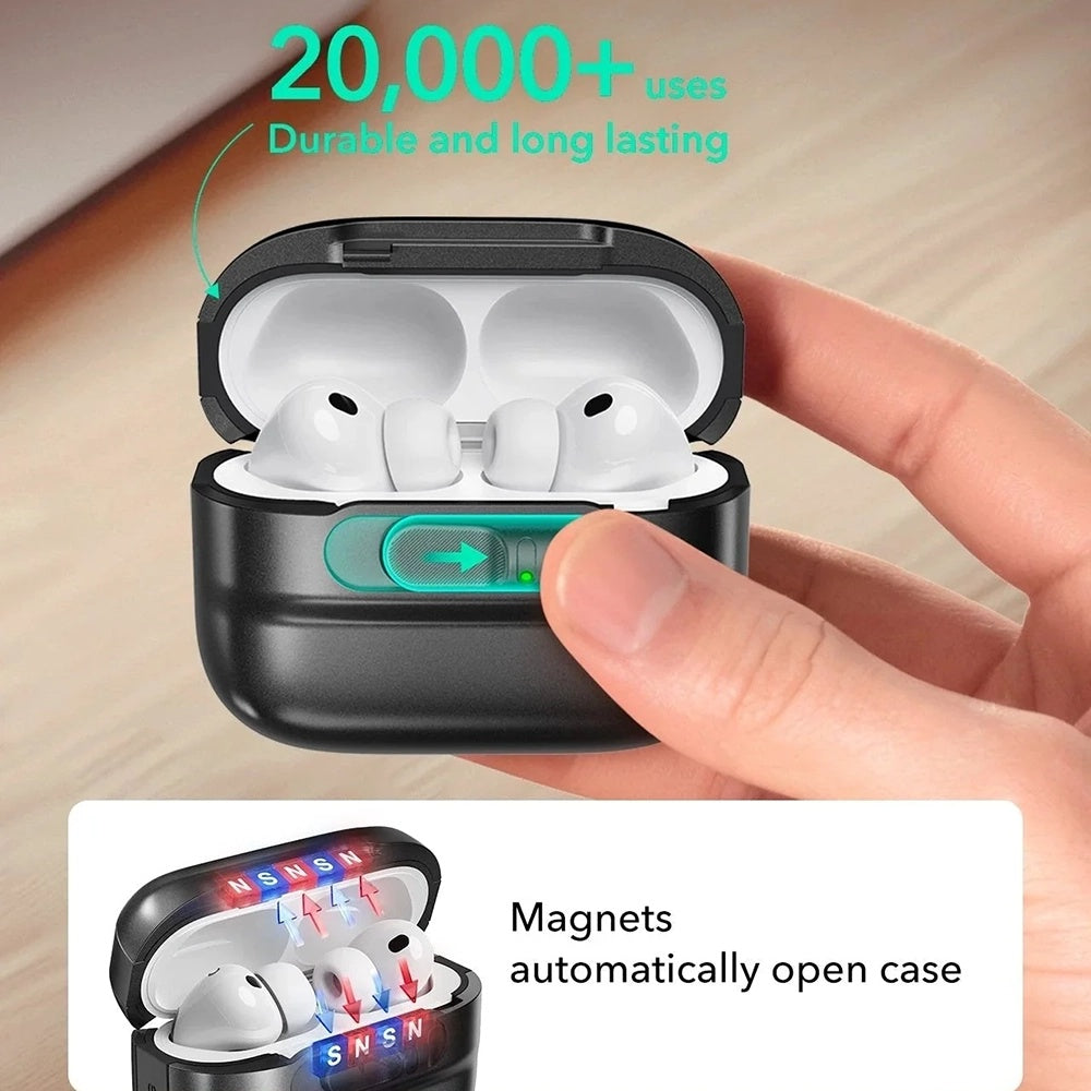 ESR Pulse Magnetic FlickLock -kotelo Apple AirPods Pro 3:lle, Valkoinen