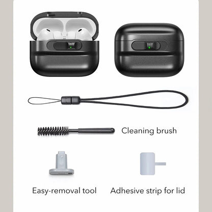 ESR Pulse Magnetic FlickLock -kotelo Apple AirPods Pro 3:lle, Musta
