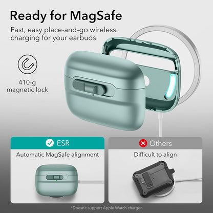 ESR Pulse -kuori Apple AirPods 4:lle, Musta