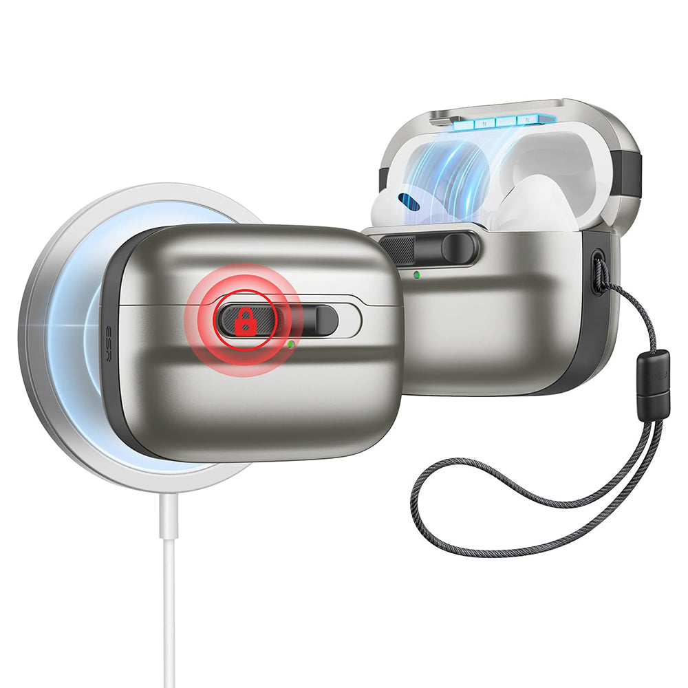 ESR Pulse -kotelo Apple AirPods Pro -sarjalle, Harmaa