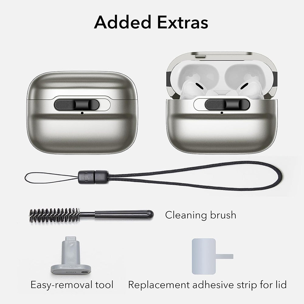 ESR Pulse -kotelo Apple AirPods Pro -sarjalle, Harmaa