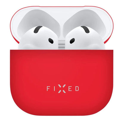 Fixed Silky -suojakotelo Apple AirPods 4:lle, Punainen