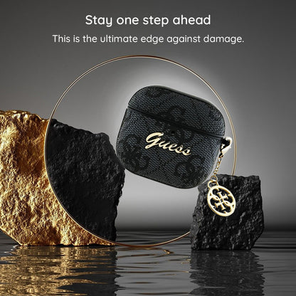 Guess 4G Charm -kotelo Apple AirPods 4:lle, Pinkki