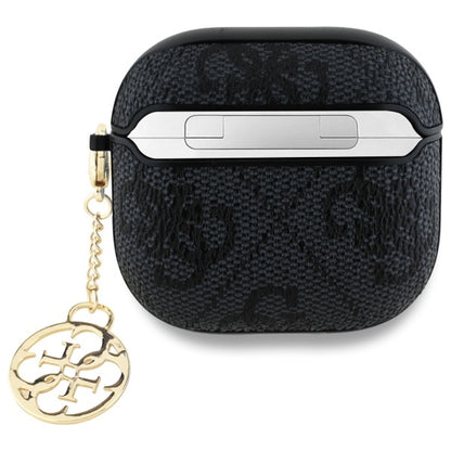 Guess 4G Charm -kotelo Apple AirPods 4:lle, Musta