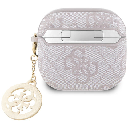 Guess 4G Strass Charm -kotelo Apple AirPods 4:lle, Pinkki