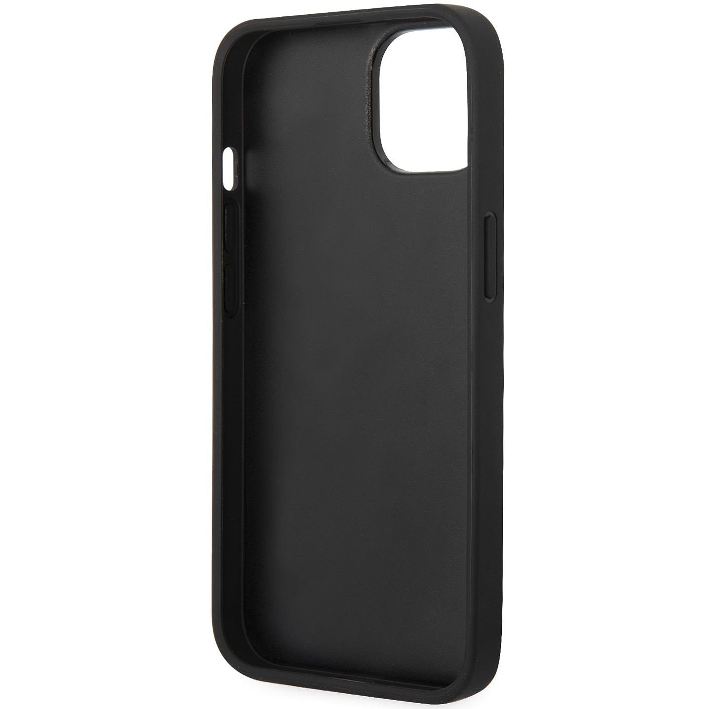 Kuori Apple iPhone 14 Plus:lle, Karl Lagerfeld, Saffiano Monogram Metallilogo, Musta