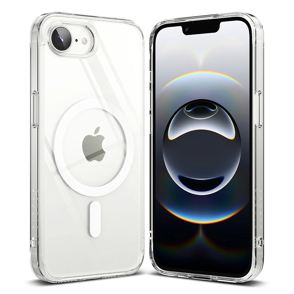MagSafe-kotelo Apple iPhone 16e:lle, Ringke, Fusion, Läpinäkyvä