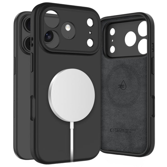 MagSafe-kotelo Apple iPhone 17 Prolle, Tech-Protect, Silikoni, Musta
