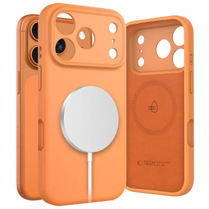 MagSafe Case for Apple iPhone 17 Pro, Tech-Protect, Silicone, Orange