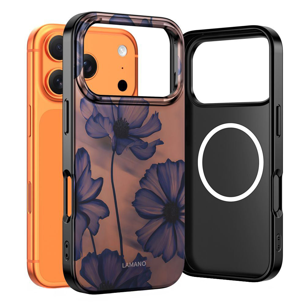 MagSafe-kotelo Apple iPhone 17 Pro Maxille, Tech-Protect, Lamano Velvet Night, Musta