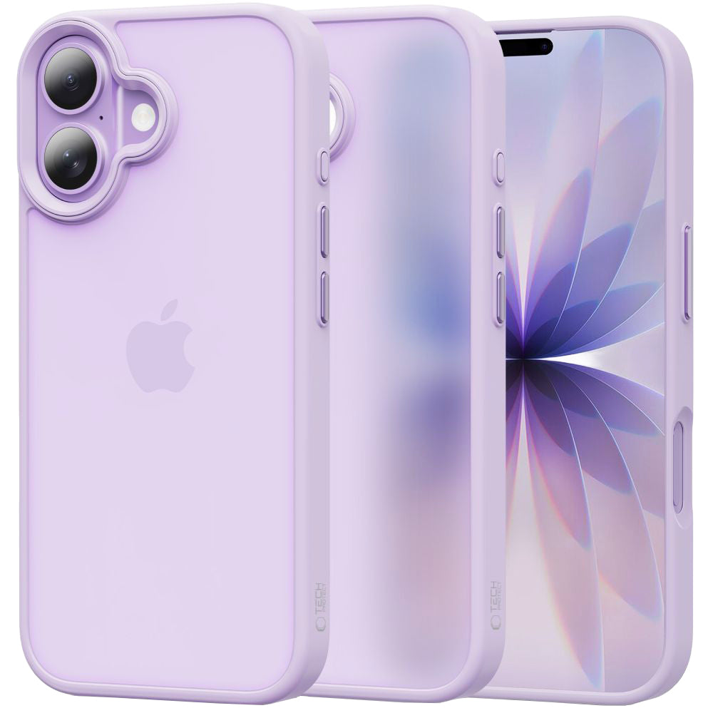 Suojakotelo Apple iPhone 17:lle, Tech-Protect, Magmat, Matta Lila