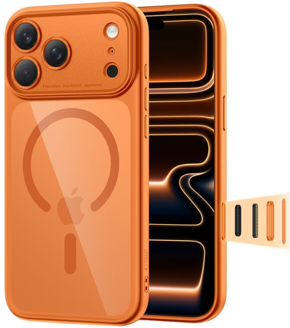 MagSafe-kotelo Apple iPhone 17 Prolle, Tech-Protect, MagPeak, Oranssi