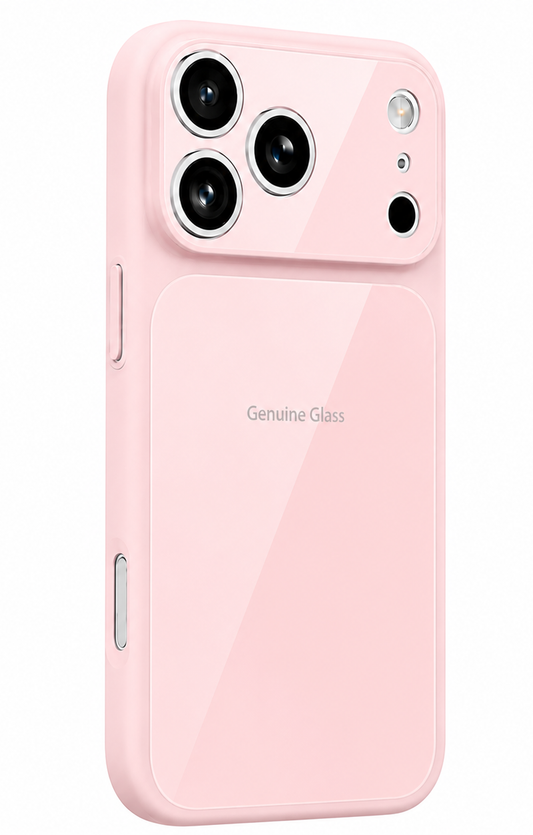 MagSafe-kuori Apple iPhone 16:lle, OEM, aito lasi, vaaleanpunainen