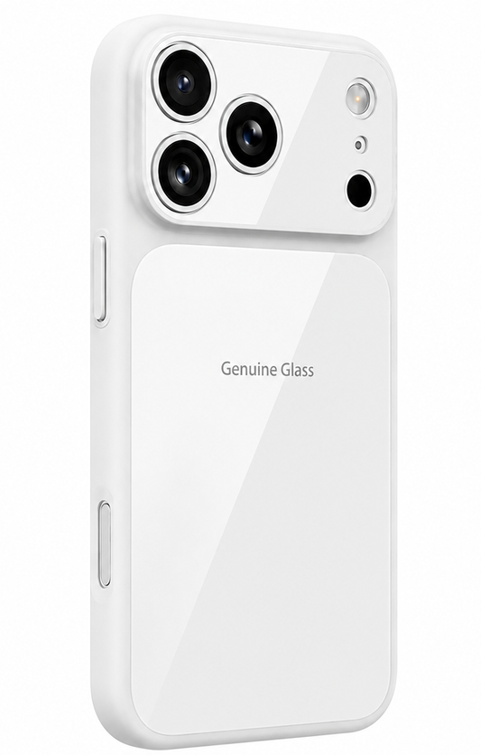MagSafe Case for Apple iPhone 16 Pro Max, OEM, Genuine Glass, White