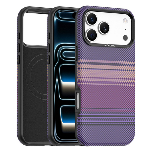 MagSafe-kuori Apple iPhone 17 Prolle, OEM, Gradient Rainbow, Violetti